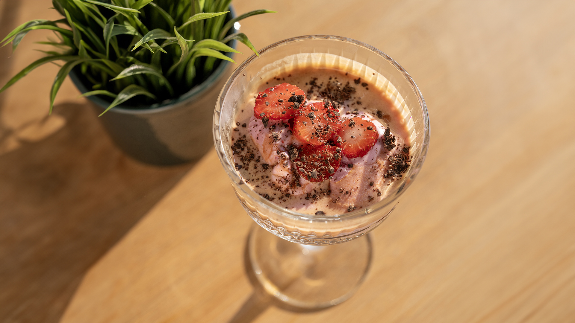 Strawberry Affogato