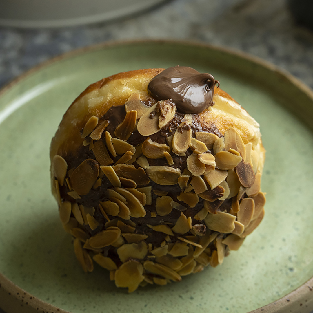 Roasted Almond Nutella Berliner